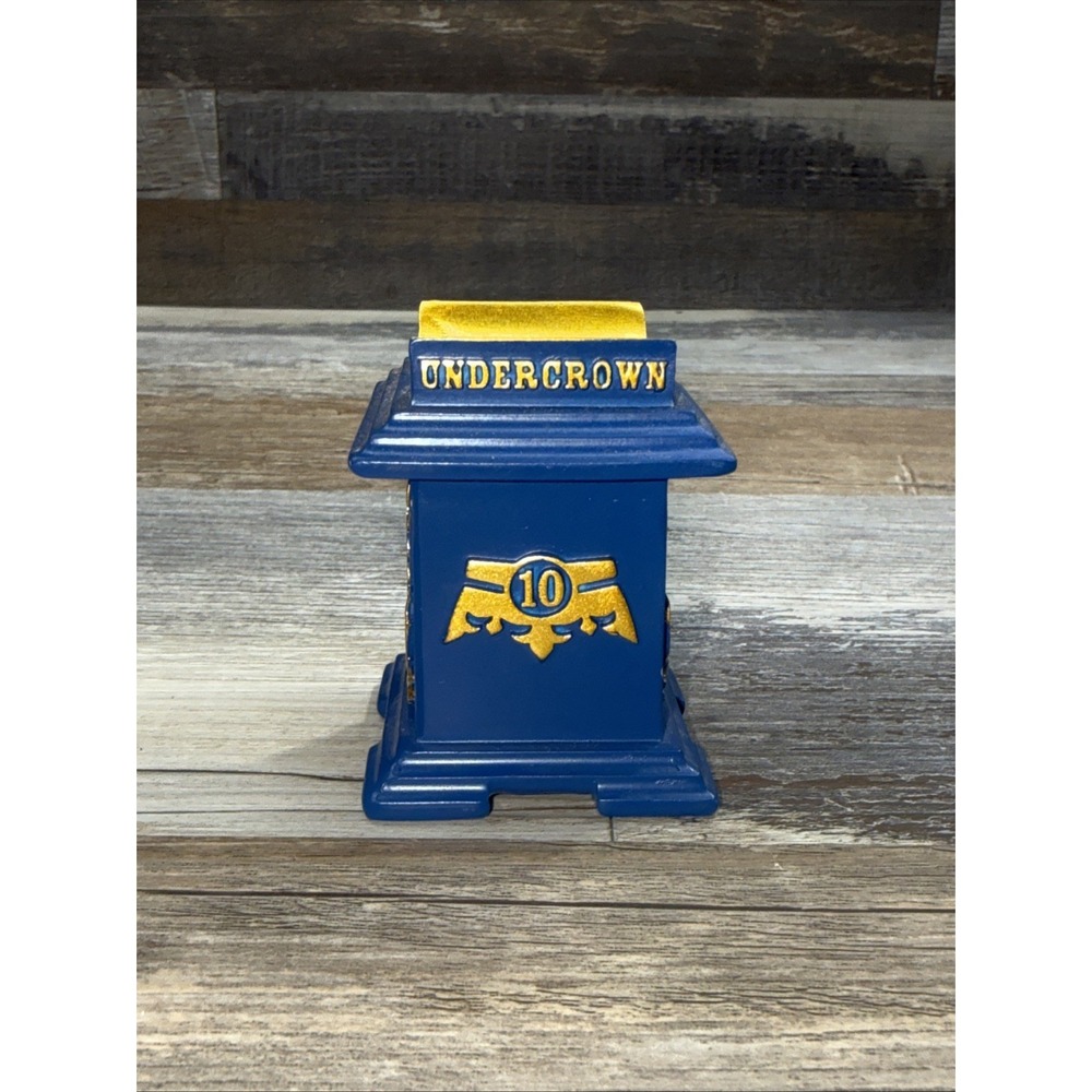 Drew Estate Undercrown 10 Anniversary Blue Gold Podium Cigar Rest Stand Pin